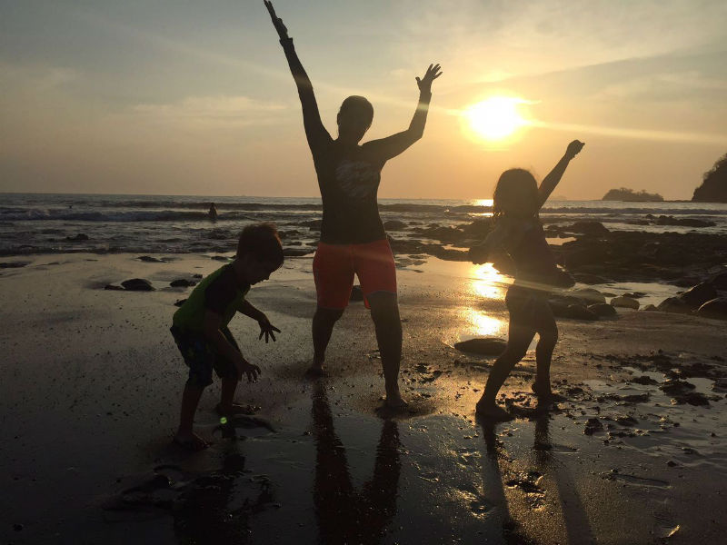 Fin de semana familiar en Guanacaste, Costa Rica.