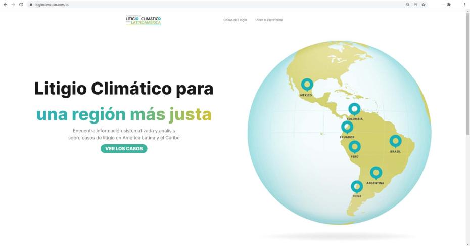 Plataforma de Litigio Climático para América Latina y el Caribe