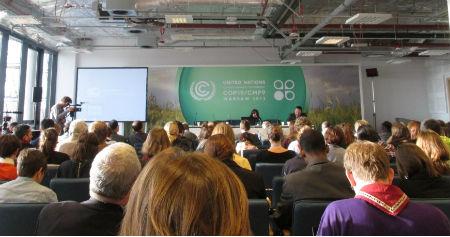 Foto: Las negociaciones sobre cambio climático comenzaron el 11 de noviembre. Crédito: Andrea Rodríguez Foto: Las negociaciones sobre cambio climático comenzaron el 11 de noviembre. Crédito: Andrea Rodríguez