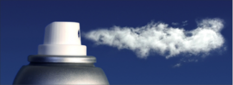 Foto: Los clorofluorocarburos (CFC) eran empleados para producir aerosoles. Fuente: Ecology.com.tr Foto: Los clorofluorocarburos (CFC) eran empleados para producir aerosoles. Fuente: Ecology.com.tr