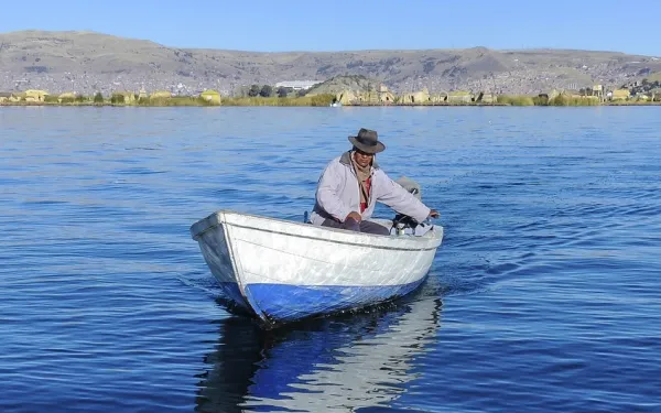 Lake Titicaca in Peru