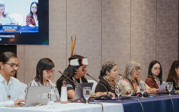 Audiencia ante la CIDH sobre impactos en DDHH por extracción de combustibles fósiles