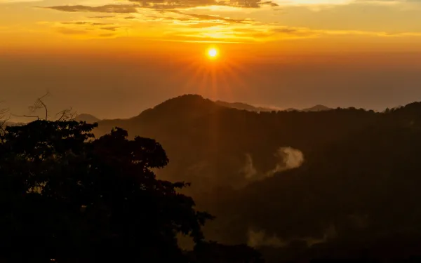 Puesta de sol en Santa Marta, Colombia