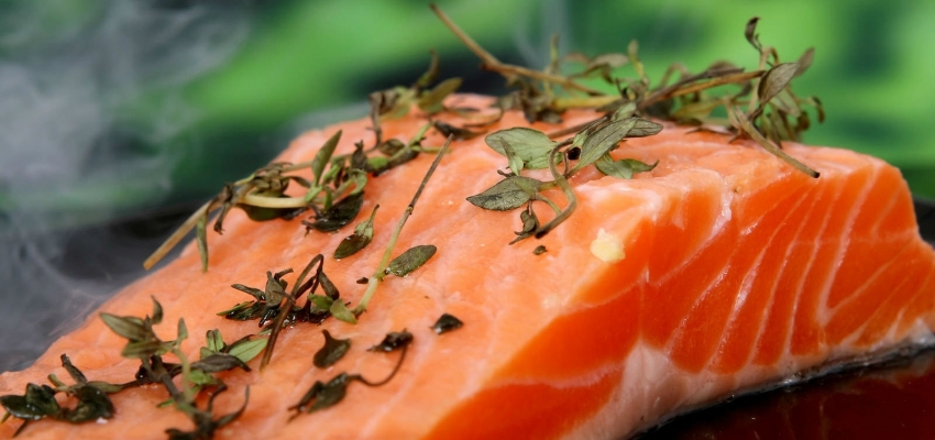 Salmon dish